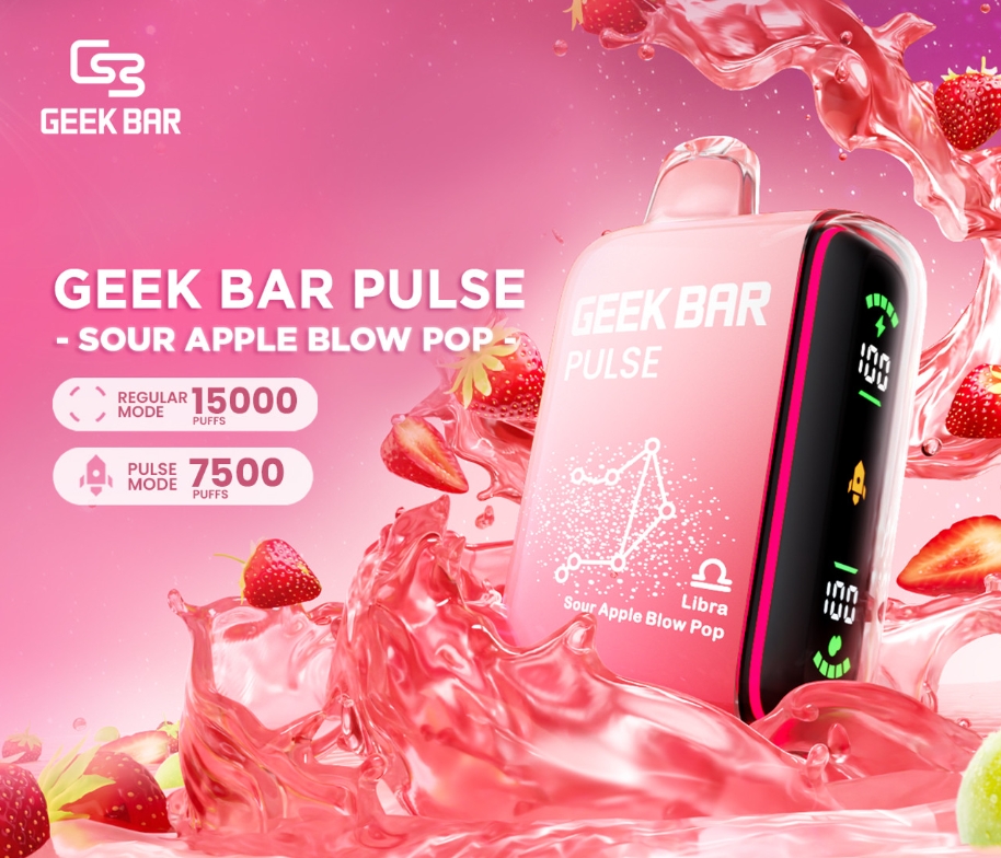 Geek Bar Pulse 7500 Puffs Vape - Sour Apple Blow Pop: A Game-Changer in Australia&rsquo;s 2025 Vaping Scene