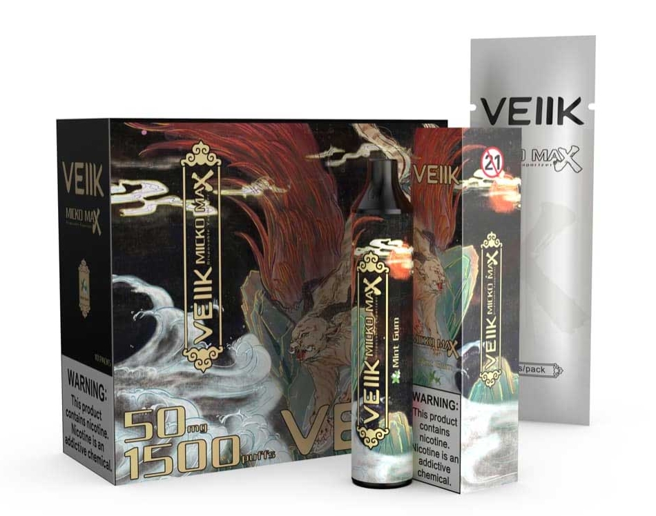 VEIIK Micko Max 1500 Puffs Vape - Mint Gum: A Breath of Fresh Air in Ireland's Vaping Scene